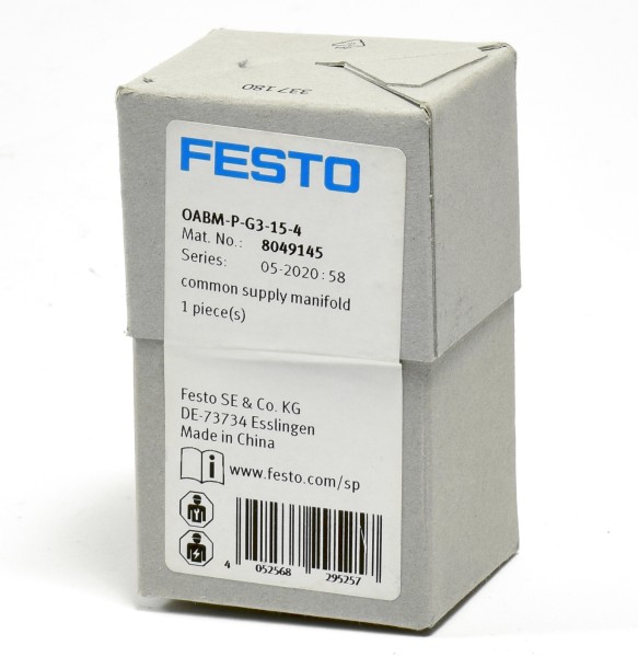 Festo P-Anschlussleiste, OABM-P-G3-15-4, 8049145