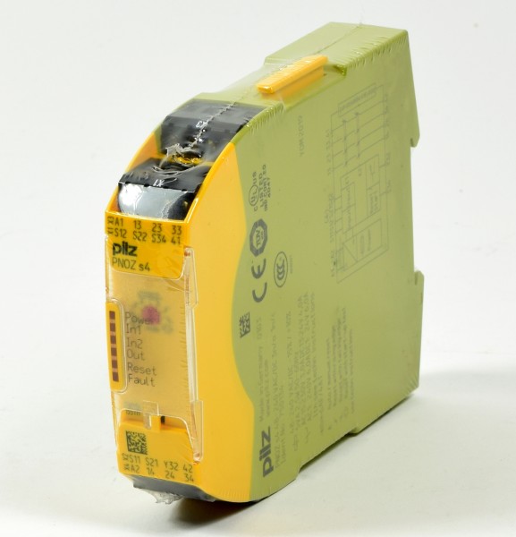 Pilz Sicherheitsrelais PNOZ s4 48-240 VAC/DC 3n/o 1n/C, ID-No: 750134