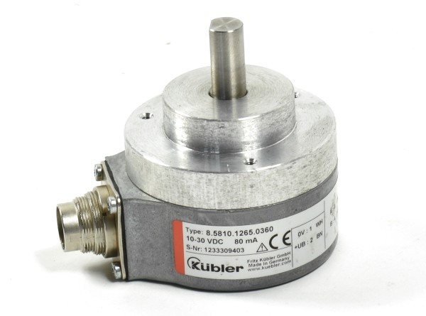 Kübler Drehwertgeber/Encoder,8.5810.1265.0360,8581012650360,10-30 VDC,80 mA