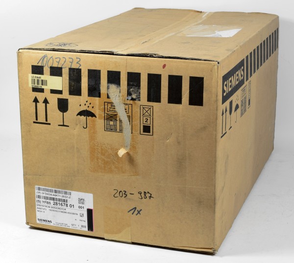 Siemens Synchronservomotor, 1FT6034-4AK71-3EG1-Z, 1FT6 034-4AK71-3EG1-Z