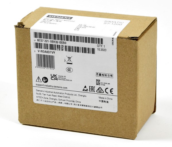 Siemens Simatic S7 SM1221 DC, 6ES7 221-1BH32-0XB0, 6ES7221-1BH32-0XB0, FS:06