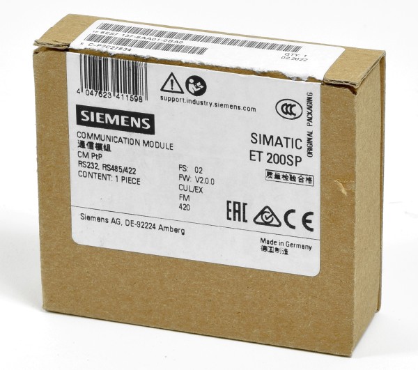 Siemens Simatic S7 ET200SP CM PtP,6ES7 137-6AA01-0BA0, 6ES7137-6AA01-0BA0