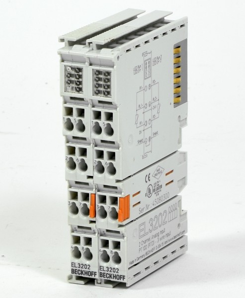 Beckhoff 2 Channel Analog Input, EL3202, EL 3202, (2Stk./pcs.)