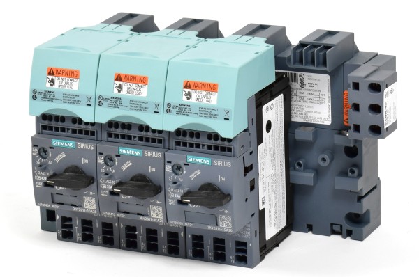 Siemens Sirius Leistungsschalter Paket, 3RV2011-1DA20, 2x3RV2011-1CA20