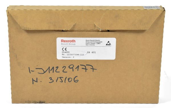Bosch Rexroth CL400,ZS401,1070077298-112,Version:2