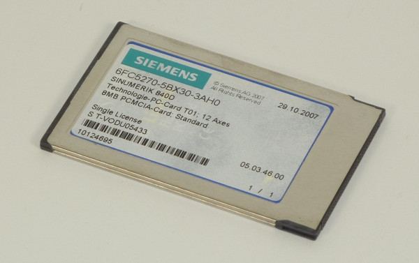 Siemens Sinumerik NCU 573.2 Softw.,6FC5270-5BX30-3AH0