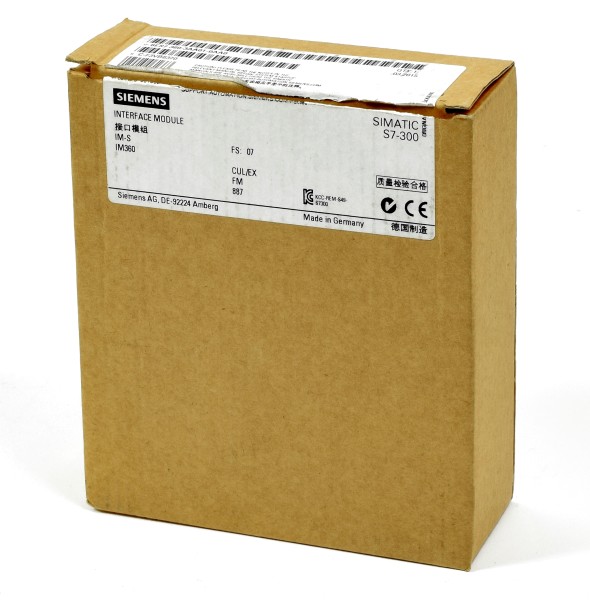 Siemens Simatic S7 IM360, 6ES7 360-3AA01-0AA0, 6ES7360-3AA01-0AA0, FS:07