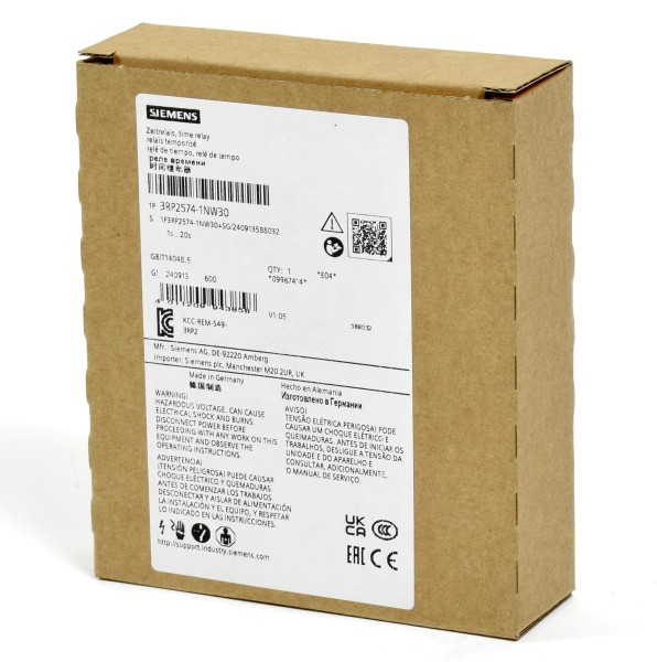 Siemens Sirius Zeitrelais, 3RP2574-1NW30, 3RP2 574-1NW30