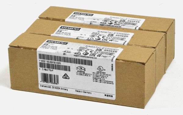 Siemens Simatic ET200SP, 6ES7 193-6BP20-0BF0, 6ES7193-6BP20-0BF0, (3Stk/pcs)