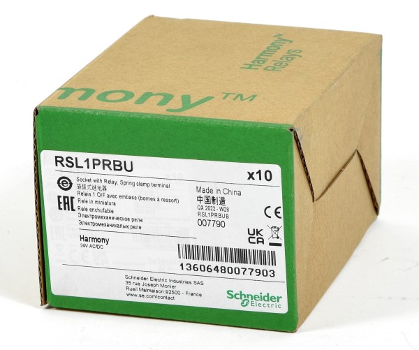 Schneider Electric Steckrelais, RSL1PRBU, (10Stk./pcs)