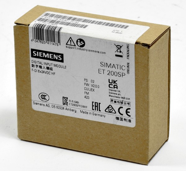 Siemens Simatic S7 ET200SP Digital IN,6ES7 136-6BA01-0CA0, 6ES7136-6BA01-0CA0