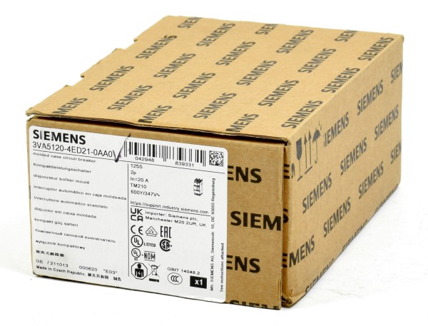 Siemens Kompaktleistungsschalter, 3VA5120-4ED21-0AA0