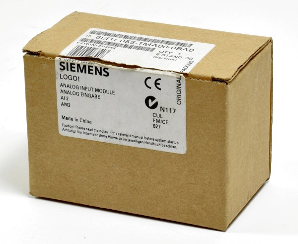 Siemens LOGO! Analog OUT AM2 AI2, 6ED1 055-1MA00-0BA0, 6ED1055-1MA00-0BA0