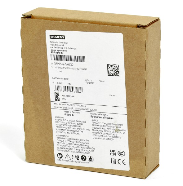 Siemens Sirius Zeitrelais, 3RP2512-1AW30, 3RP2 512-1AW30