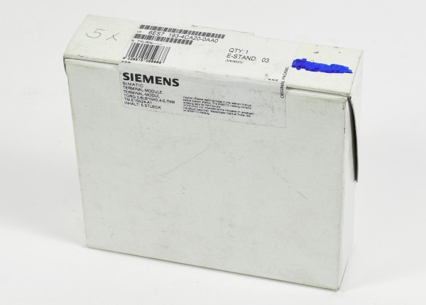 Siemens Simatic S7 Terminal Module,6ES7 193-4CA20-0AA0,6ES7193-4CA20-0AA0