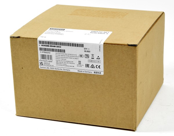 Siemens Simatic S7 Scalance XC208, 6GK5208-0BA00-2AC2, 6GK5 208-0BA00-2AC2