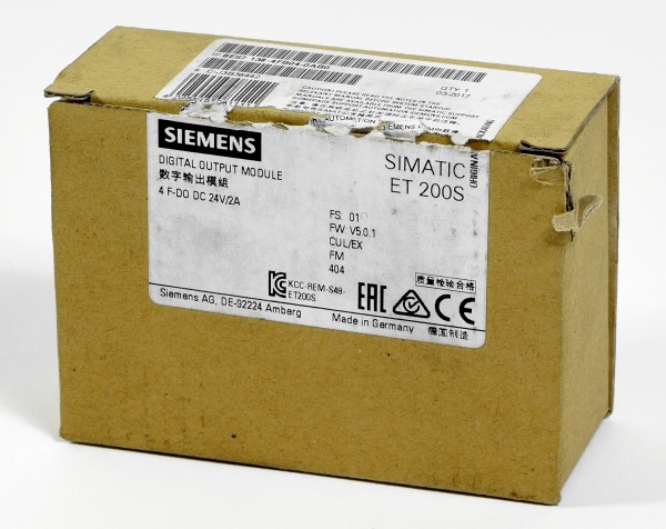 Siemens Simatic S7 Digital OUT, 6ES7 138-4FB04-0AB0, 6ES7138-4FB04-0AB0, FS:01