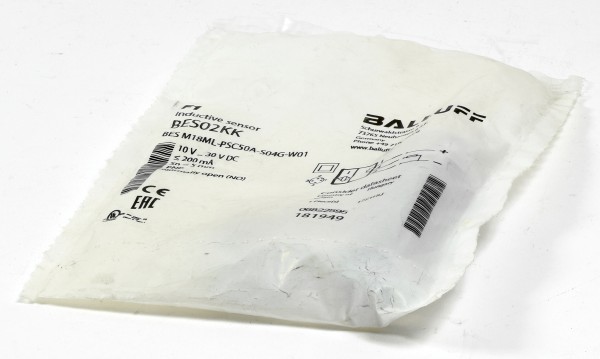 Balluff Induktiver Sensor, BES02KK, BES M18ML-PSC50A-S04G-W01