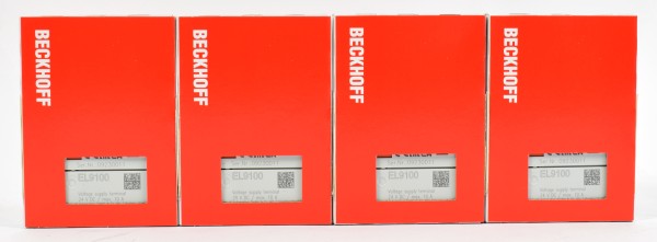 4x Beckhoff Potenzialeinspeiseklemme, EL9100