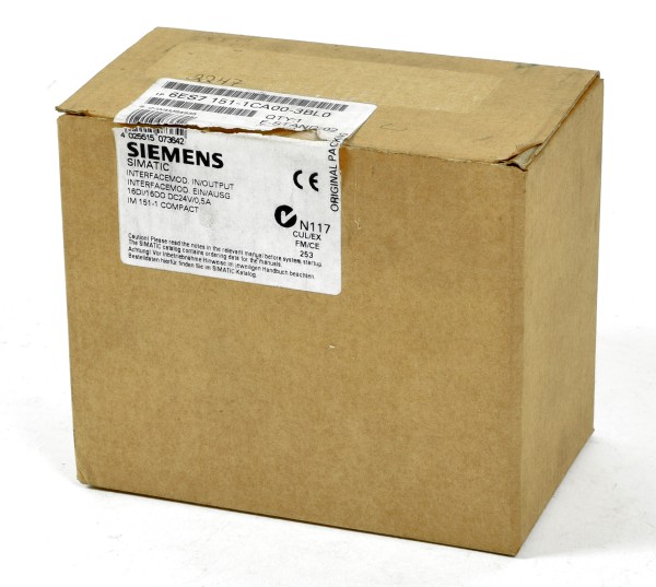 Siemens Simatic S7 ET200S IM151-1 16DI/16DO,6ES7 151-1CA00-3BL0,6ES7151-1CA00-3BL0