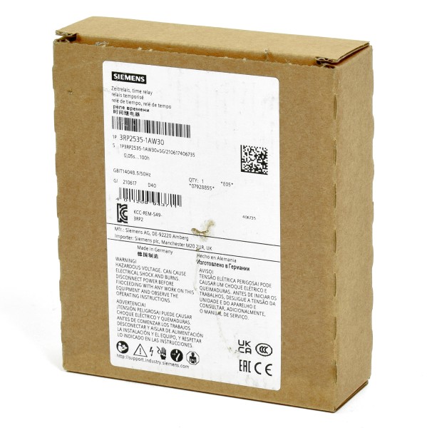 Siemens Sirius Zeitrelais, 3RP2535-1AW30, 3RP2 535-1AW30-Copy