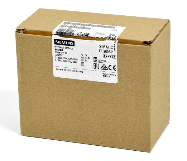Siemens Simatic ET200SP IM155-6PN ST, 6ES7 155-6AU01-0BN0, 6ES7155-6AU01-0BN0