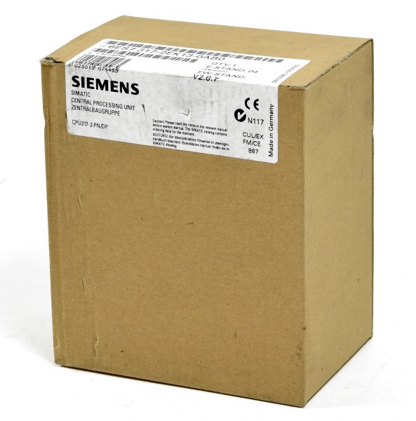 Siemens Simatic S7 CPU317-2 PN/DP, 6ES7 317-2EK13-0AB0, 6ES7317-2EK13-0AB0, E:04