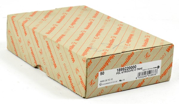 Weidmüller Reihenklemme , PDL 4/TR/DU/PE O TNHE, 1899220000, (QTY:50)