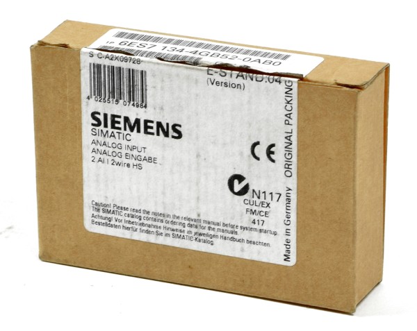 Siemens Simatic S7 Analog Input,6ES7 134-4GB52-0AB0, 6ES7134-4GB52-0AB0