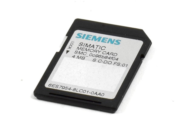 Siemens Simatic S7 Memory Card,6ES7954-8LC01-0AA0,6ES7 954-8LC01-0AA0