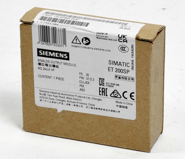 Siemens Simatic S7 ET200SP Analog OUT,6ES7 135-6HB00-0CA1,6ES7135-6HB00-0CA1