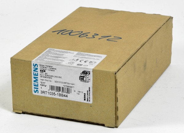 Siemens Sirius Schütz, 3RT1035-1BB44, 3RT1 035-1BB44
