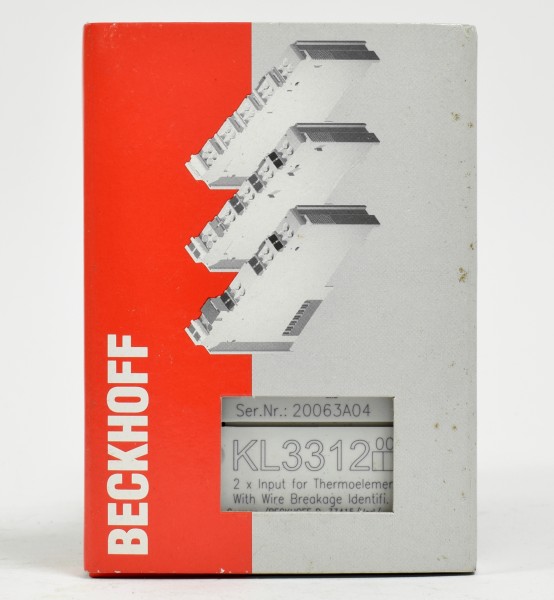 Beckhoff 2x Input for Thermoelements, KL3312 0000, KL3312