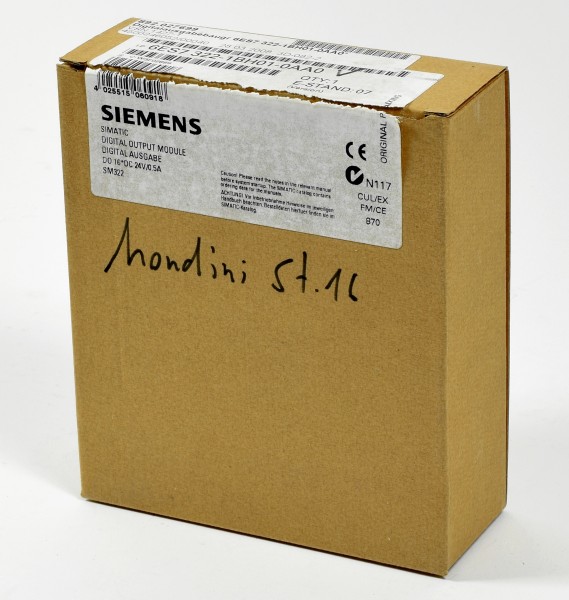 Siemens Simatic S7 Digital OUT, 6ES7 322-1BH01-0AA0, 6ES7322-1BH01-0AA0, E:07