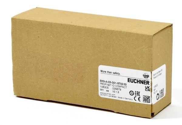 Euchner Schlüsselaufnahme mit PROFINET, EKS-A-IIX-G01-ST02/03, 106305