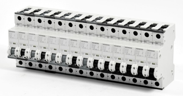 14x Siemens Leistungsschalter,5SY41 MCB C10, 5SY4110-7