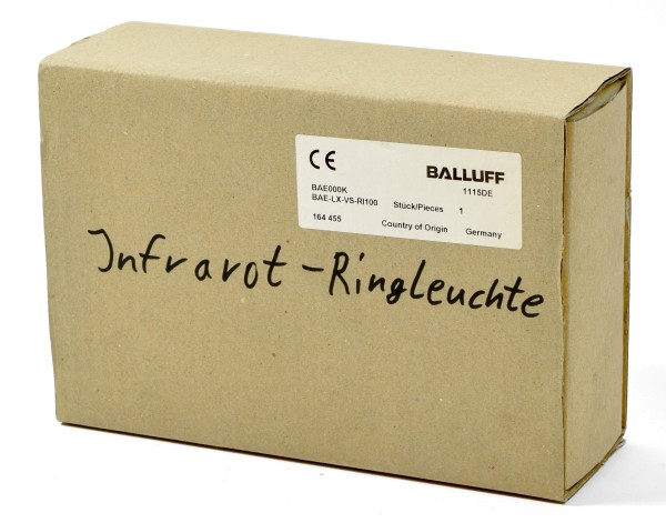 Balluff Ring-Beleuchtungen, BAE000K, BAE-LX-VS-RI100