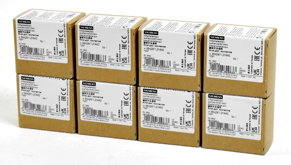 8x Siemens Hilfsschalter, 3RH2911-2FA40 (8 Stück)