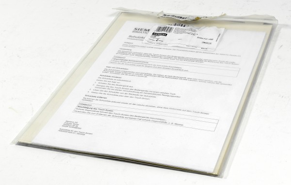 Siemens Schutzfolie für TP1200 Comfort, 6AV2124-6MJ00-0AX0, (9Stk./pcs.)