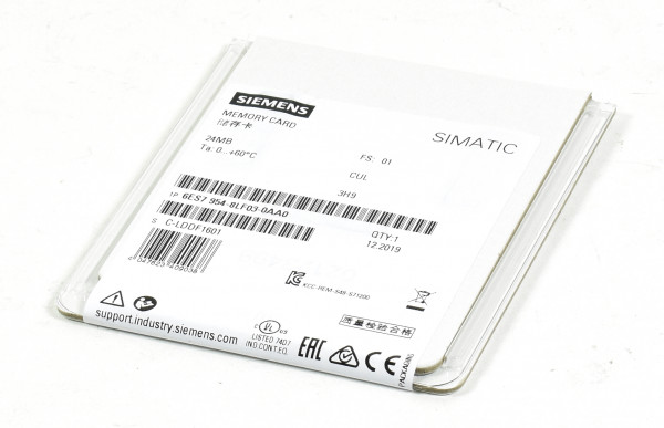 Siemens Simatic S7 Memory Card,6ES7954-8LF03-0AA0,6ES7 954-8LF03-0AA0