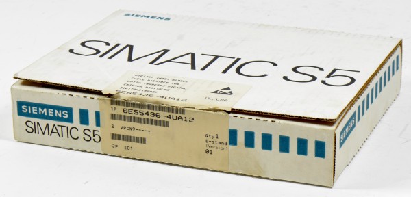 Siemens Simatic S5 Digital IN,6ES5 436-4UA12,6ES5436-4UA12,E:01/02