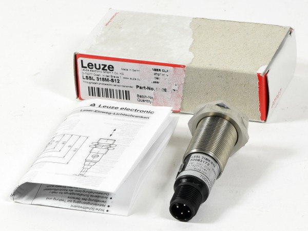 Leuze Einweg-Lichtschranke Sender, LSSL 318M-S12, 50083172
