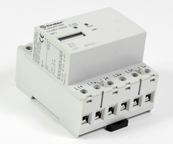 Finder elektronischer 3-Phasen-Drehstromzähler, 7E.36.8.400.0000