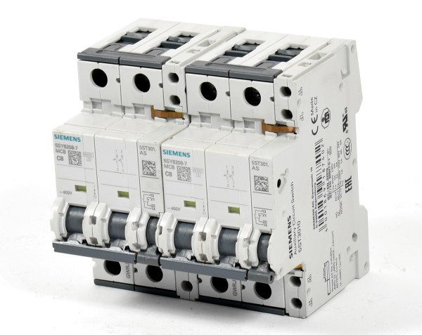 2 x Siemens Leistungsschutzsschalter,5SY6208-7,5SY6 208-7