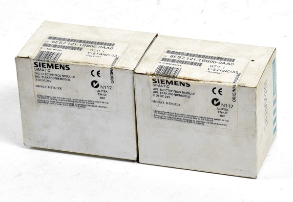 2xSiemens Simatic S7 Dig. Elektronikmodul,6ES7 121-1BB00-0AA0,6ES7121-1BB00-0AA0