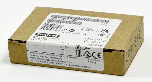 Siemens Simatic S7 Analog Input,6ES7 134-4JB51-0AB0,6ES7134-4JB51-0AB0, FS:22