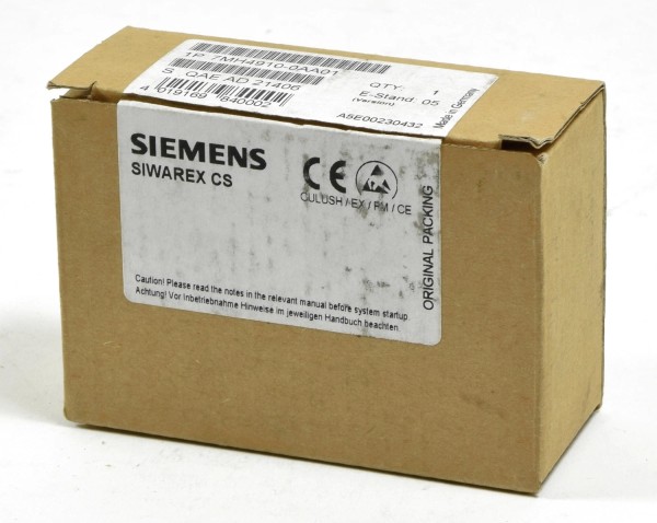 Siemens Wägemodul Siwarex CS, 7MH4910-0AA01, 7MH4 910-0AA01, E:05