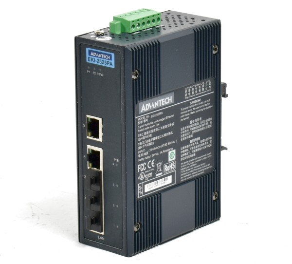 Advantech Unmanaged Ethernet Switch,EKI-2525PA