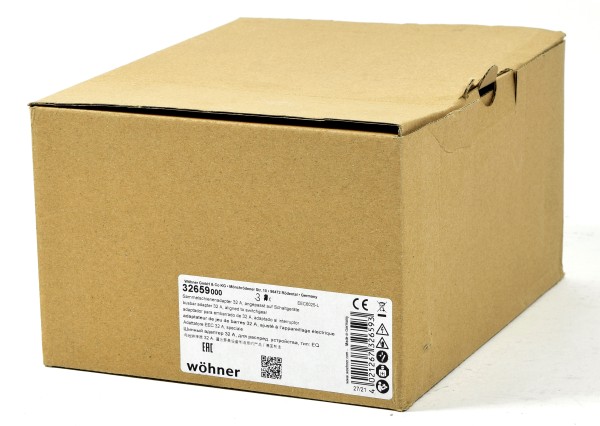 Wöhner Sammelschienen-Adapter 32A, 32659000, (3Stk./pcs.)