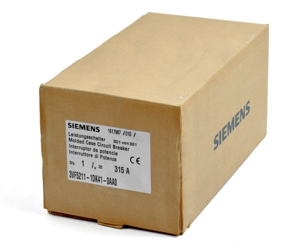 Siemens Leistungsschalter, 3VF5211-1DK41-0AA0